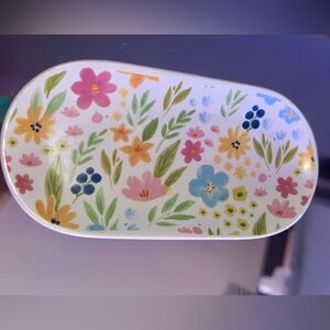 Floral Patterned trinket Tray